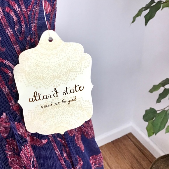 Altar’d State Onawei Plum Multi Lace Maxi S - Picture 7 of 13
